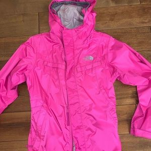 Pink North Face Windbreaker